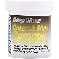 Cocoa & Shea Pomade | Super Smooth & Rich Formula Promotes Healthy Hair Waves, 3 Oz
