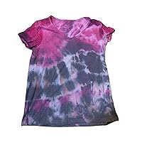 Women's lacy tie dye Blouse for Any Occasion Pink and Black