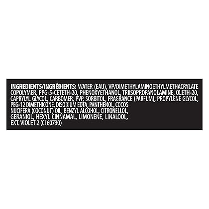 TRESemmé Mega Control Pack of 6 Alcohol-Free Hair Gel for Frizz Control with Coconut Oil 9 oz
