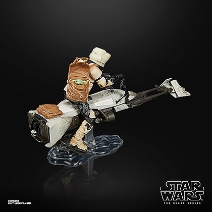 STAR WARS The Black Series Speeder Bike Scout Trooper and The Child Toys 6-Inch-Scale The Mandalorian Collectible Figure and Vehicle Set (Amazon Exclusive)