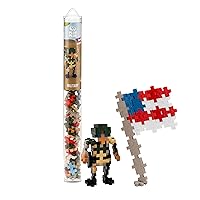 PLUS PLUS - Military - 70 Piece, Construction Building Stem/Steam Toy, Interlocking Mini Puzzle Blocks for Kids, Mini Maker Tube