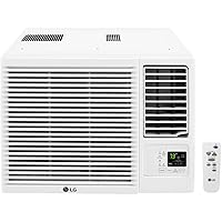 LG 23,000 BTU 230V Window-Mounted Air Conditioner with 9,200/11,200 BTU Supplemental Heat Function