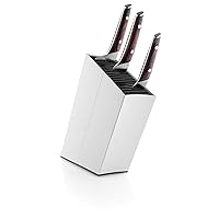 EVA SOLO | Angled Aluminum Knife Stand | Holds up to 40 knives (Sold Separatly) | Easy to Clean | Danish Design, Functionality & Quality | White