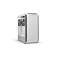 be quiet! Shadow Base 800 DX -ARGB - Mid-Tower PC Gaming Case - 420mm radiators or E-ATX motherboards Support -White - BGW62