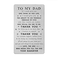 Dad Card- Happy Birthday Dad Card Gifts from Daughter- I Love You Father Dad Christmas Xmas Valentines Wedding Father' Day Easter Presents