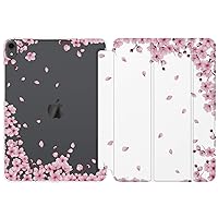 Case for Apple iPad Air 5th 2022 4th 2020 Gen 3th 10.2 12.9 Pro 11 10.5 9.7 Mini 6 5 4 3 2 1 Design Cherry Closure Flower Magnetic Pink Blossom Japanese Print Bloom Stand Spring Sakura