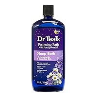 Dr Teal's Foaming Bath With Pure Epsom Salt Sleep Bath With Melatonin & Essential Oils 34 FL OZ