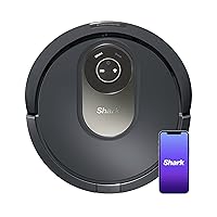 Shark AV2001 AI Robot Vacuum with Self-Cleaning Brushroll, Object Detection, Advanced Navigation, Home Mapping, Perfect for Pet Hair, Compatible with Alexa, Gray