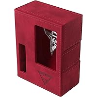 Gamegenic Arkham Horror Investigator Deck Tome - Premium Deck Box for Arkham Horror: The Card Game, Holds a Full Investigator Deck, Survivor - Red Color, Made