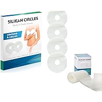 Clear Silicone Breast Scar Reduction Kit: Medical Grade Scar Away Sheets & Tape for All Skin Shades - Ideal for Breast Reduction Recovery & Keloid Scar Treatment
