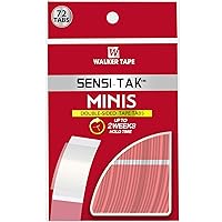 Sensi-Tak Double Sided Tape Tabs MINIS, 72 Tabs/36 Strips