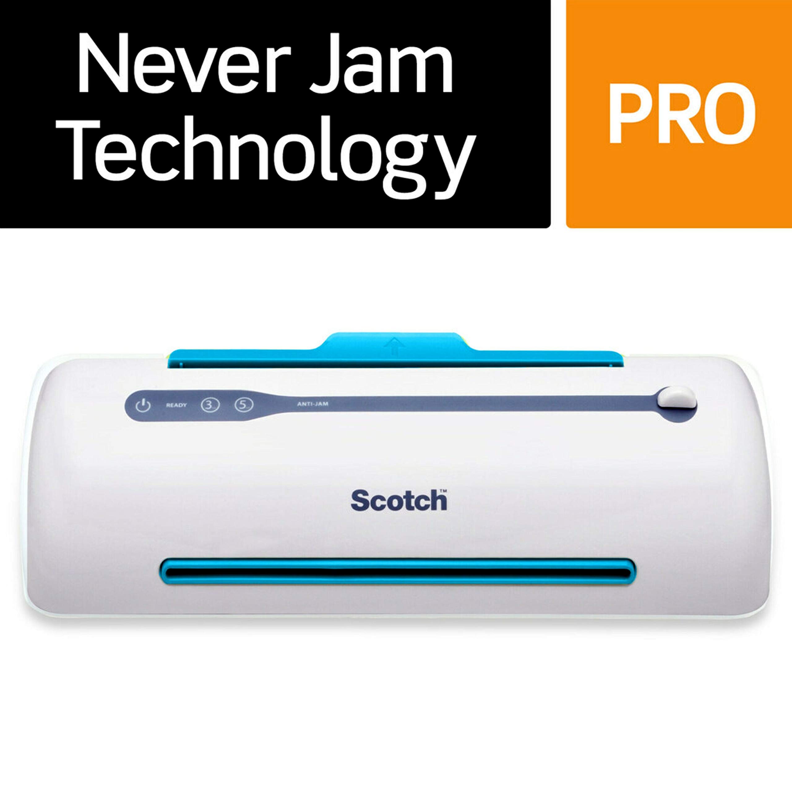 Scotch Brand PRO Thermal Laminator, Never Jam Technology Automatically Prevents Misfed Items, 2 Roller System, 9 inch (TL906), 4
