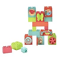 Little Tikes Baby Builders - Explore Together Blocks First Blocks for Babies and Toddlers, Boys and Girls, Easy to Connect, Sensory Play
