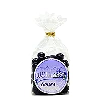 Wild Huckleberry Candy Sours 8 oz, Made in USA