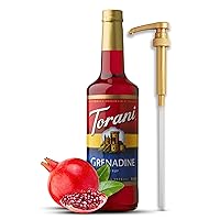 Grenadine Syrup for Cocktalis 25.4 Ounces Variety Flavoring Syrup with Fresh Finest Syrup Dispenser