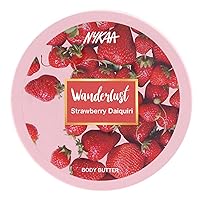 Wanderlust Body Butter - Enriched with Shea, Cocoa Butter, and Almond Oil - Vegan, Cruelty-Free - Strawberry Daiquiri - Vegan - 6.7 oz
