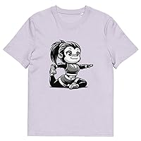 Googi Gymnast Gorilla Yoga Pose Fitness and Grace Eco-Friendly Organic Cotton Graphic T-Shirt
