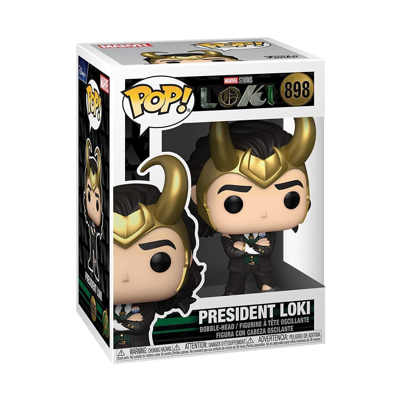 Funko Pop! Marvel: Loki - President Loki Vinyl Bobblehead