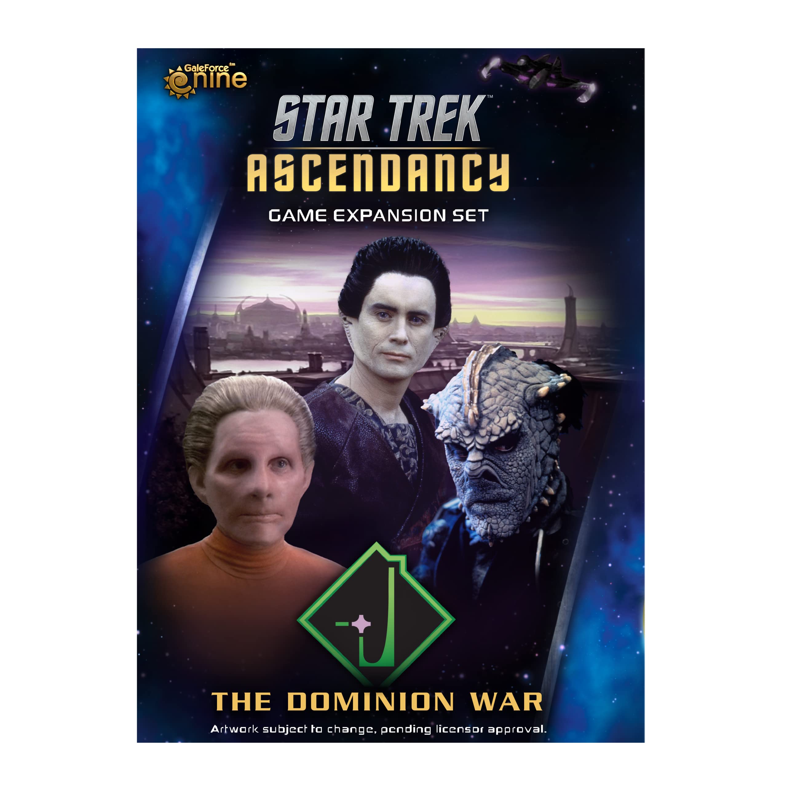 Gale Force Nine Star Trek Ascendancy Game Expansion Set: The Dominion War, Multi