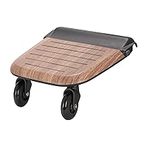 Evenflo Stroller Rider Board, Convenient Riding Options, Non-Skid Surface, Smooth-Ride Wheels, Easy to Use, Holds up to 50 Pounds, No Additional Parts Needed - 1 Count (Pack of 1), Tan