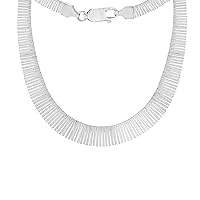 Tuscany Silver Cleopatra Women's Necklace Sterling Silver XL 43 cm / 17 Inches, Silver