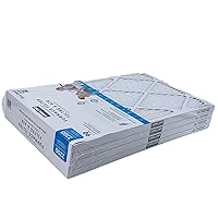 High Performance Furnace Filter, 2200 Microparticle Performance Elite Allergen Reduction (14x20x1) - 90 Day - Dual Airflow Technology 4-pack