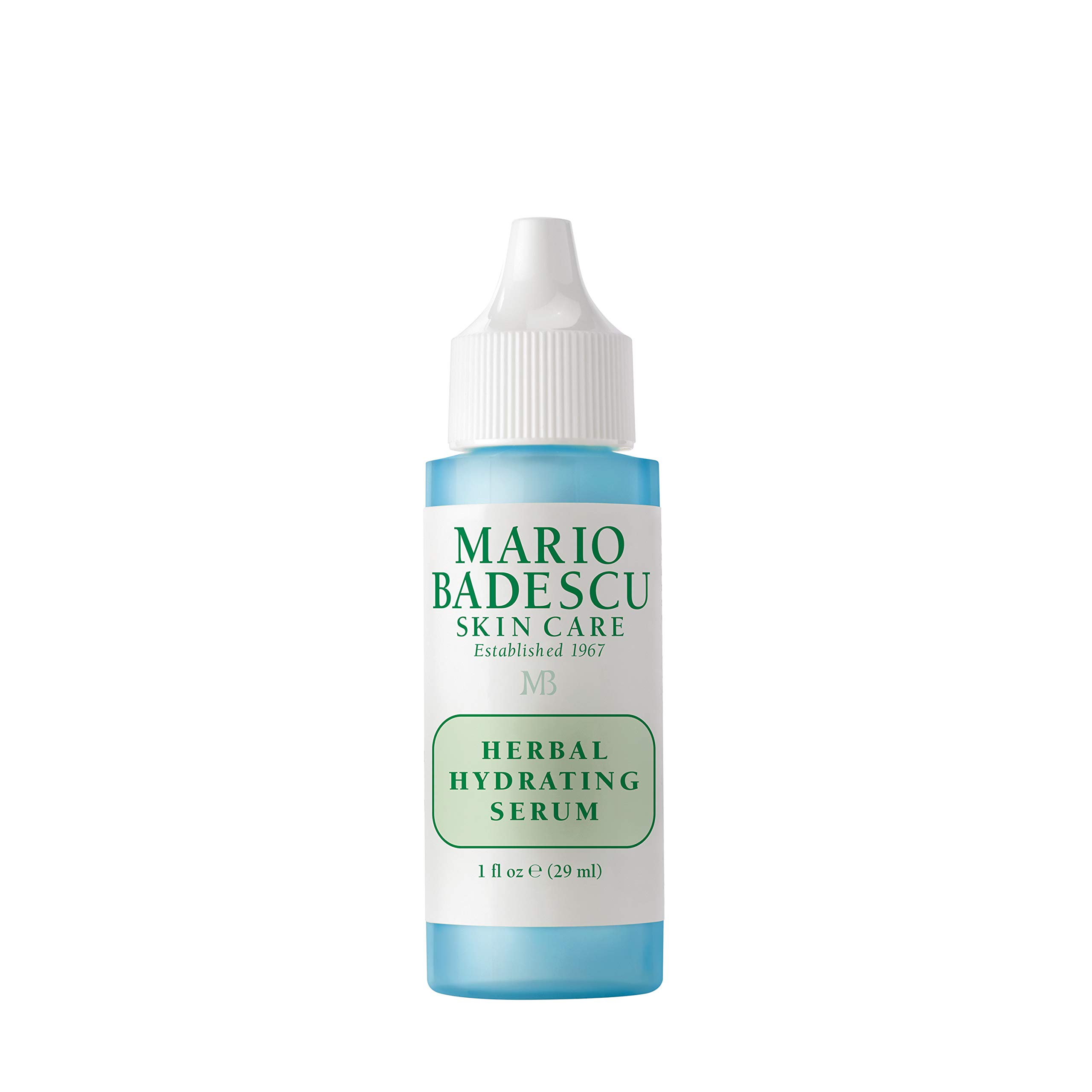 Mario Badescu Herbal Hydrating Serum for All Skin Types |Oil Free Serum that Leaves Skin Supple |Formulated with Ceramides & Gingko Extract| 1 FL OZ