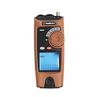 M300P Professional VDV Low Voltage Cable Mapper tool kit; Network Cable Tester; Network tester for testing voice; data; and video products; Ethernet tester and RJ45 tester; Brown