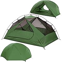Clostnature 2 Person Backpacking Tent - Lightweight Two Person Tent for Backpacking, Easy Set Up Waterproof Camping Tent for Adults, Kids, Scouts, Large Size Outdoor, Hiking, Mountaineering Gear