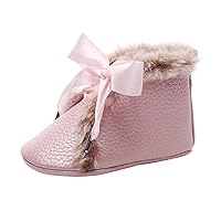 Baby Fleece Booties Girls Warm Plush Cotton Shoes Baby Boys First Walkers Boots Snow Sweater Boots Toddler