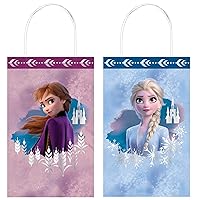 Multicolor Disney Frozen 2 Hot-Stamped Paper Kraft Bags - 8.25