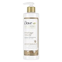 Dove Hair Therapy Shampoo for Damaged Hair Breakage Remedy Hair Shampoo with Nutrient-Lock Serum 13.5 fl oz