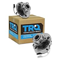 TRQ Wheel Bearing & Hub Assembly Front Left & Right Pair Set for Dodge Ram 1500