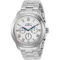 Invicta Men's 21657 Specialty Analog Display Swiss Quartz Silver Watch