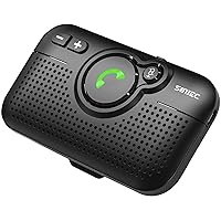 Handsfree Bluetooth for Cell Phone, Bluetooth 5.0 Car Speaker Motion AUTO ON Off Support Siri Voice Assistant Car Kit Receiver Handsfree Speakerphone with Visor Clip - BC980P