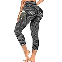 CROSS1946 Legging for Women High Waist Butt Lift Booty Tummy Control Workout Pant for Yoga Sport Gym