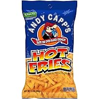 Andy Capp's Hot Fries Snacks, 3 oz(Pack of 12)