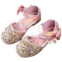 Toddler Girls Sandals Size 5 Children's Girls Crystal Dress Shoes Glitter Princess Sandals Toddler Girl Glass Slippers