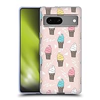 Head Case Designs Officially Licensed Andrea Lauren Design Ice Cream Food Pattern Soft Gel Case Compatible with Google Pixel 7