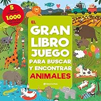 El gran libro juego para buscar y encontrar animales: 1000 objetos para buscar y 5 enormes páginas desplegables: 2 (Libros juegos)