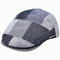Ducks Men's Patchwork Hunting Hat, Made in Japan, DAKS Small Size, Large Size, Gentleman's Hat, Spring and Summer D1819