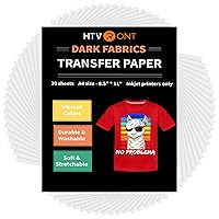 Avery Printable T-Shirt Transfers, For Use on Dark Fabrics, Inkjet  Printers, 5 Paper Transfers (3279)