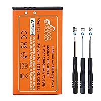 Pickle Power 3DS XL Battery, 2000mAh SPR-003 Battery Replacement for Nintendo New 3DS XL, 3DS XL, 3DS LL Console with Tool (Not for New 3DS)