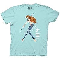 Ripple Junction One Piece Nami Pose Anime Adult T-Shirt