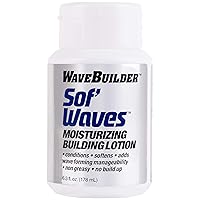WaveBuilder Sof' Waves Moisturizing Building Lotion | Conditions, Softens Hair to Promote Hair Waves, 6.3 fl oz