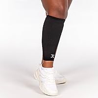 Shin and Calf Compression Sleeve for Pain Relief, Medicine-Infused Shin and Calf Sleeve, Compression Sleeves for Women and Men with Shin Splints, Tendonitis and Calf Cramps