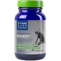 Tony Horton Foundation Digest Advanced Plant Enzyme Blend to Promote Optimal Digestion and Nutrient Absorption, 60 Count