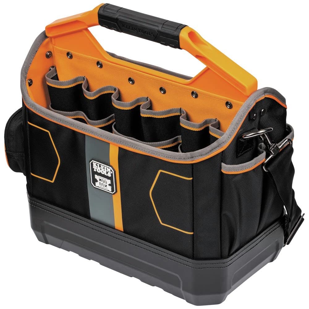 Klein Tools 62202MB MODbox Tool Tote, Part of the MODbox Mobile Workstation, 33 Pockets, Ample Tool Storage, Zipper Pocket for Small Items