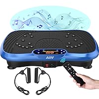 Vibration Plate Fitness Platform Exercise Machine Vibrating Lymphatic Drainage Shaking Full Body Shaker Workout Vibrate Stand Shake Board Sport Gym for Weight Loss Fat Burner for Women Men