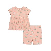 Little Me Clothes for Baby Girls' Knit Play Sets, 12 Months - 4 Toddlers